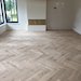 visgraat parket op vloerverwarming