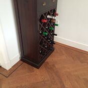 donker antiek visgraat vloer
