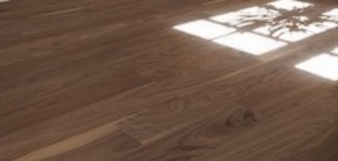 kassa Ritmisch gekruld Notenhout vloer | Natuurlijk hout
