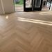 visgraat naturel op vloerverwarming