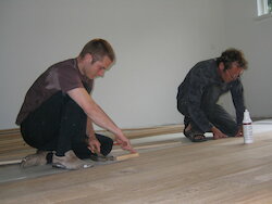 houten vloer leggen