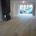 Eiken handschraapte houten vloer