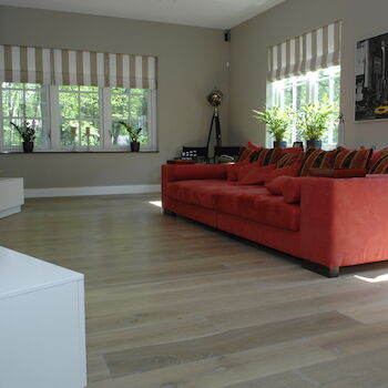 Eiken houten lamel vloer - natural oak